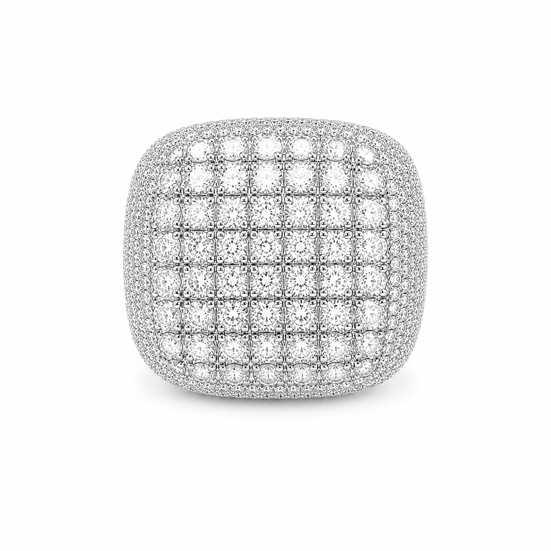 14K Lab Diamond Cushion Ring – 6.18 CTW VVS/D