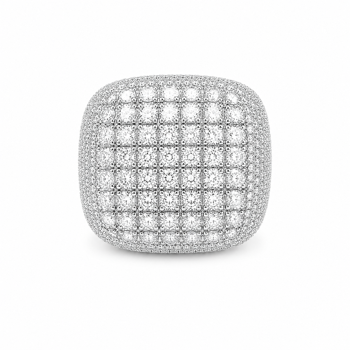 14K Lab Diamond Cushion Ring – 6.18 CTW VVS/D